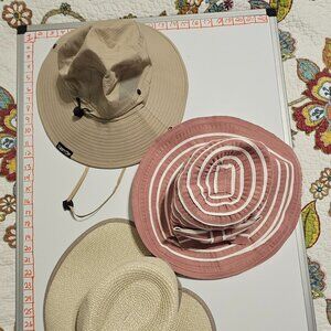 3 Hats for Sale Summer, Spring. Aerosoles, Geartop and San Diego Hat Company
